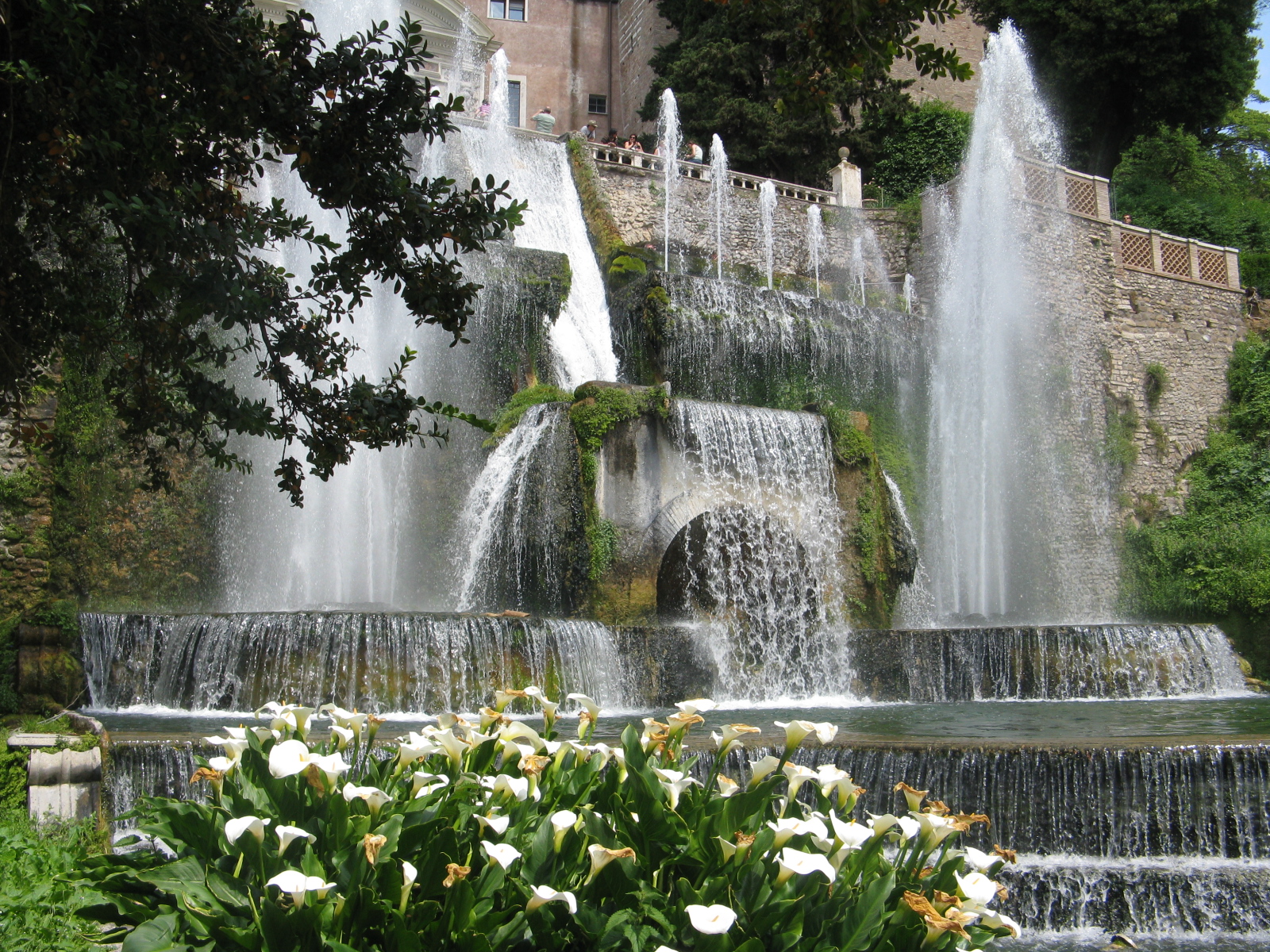Serving in Rome Tivoli Gardens