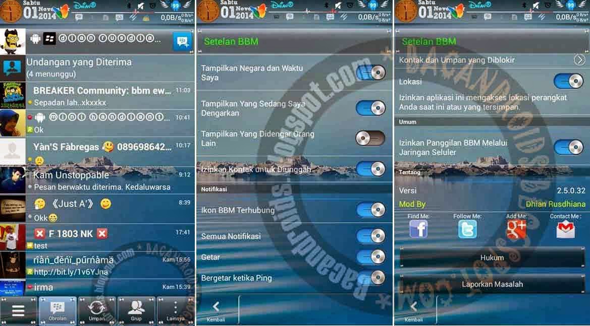 BBM Mod Update Status Musik Tema Transparan BBM Mod Update Status Musik Tema Transparan