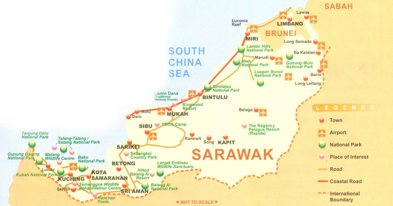 Taman Negara Sarawak National Park | Travel Map of Malaysia