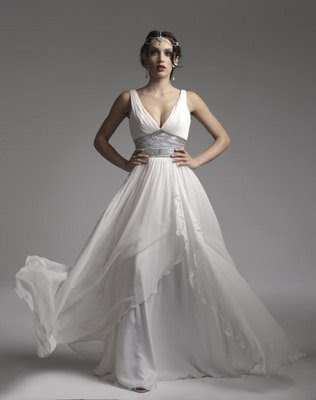 Grecian Goddess Wedding Dresses