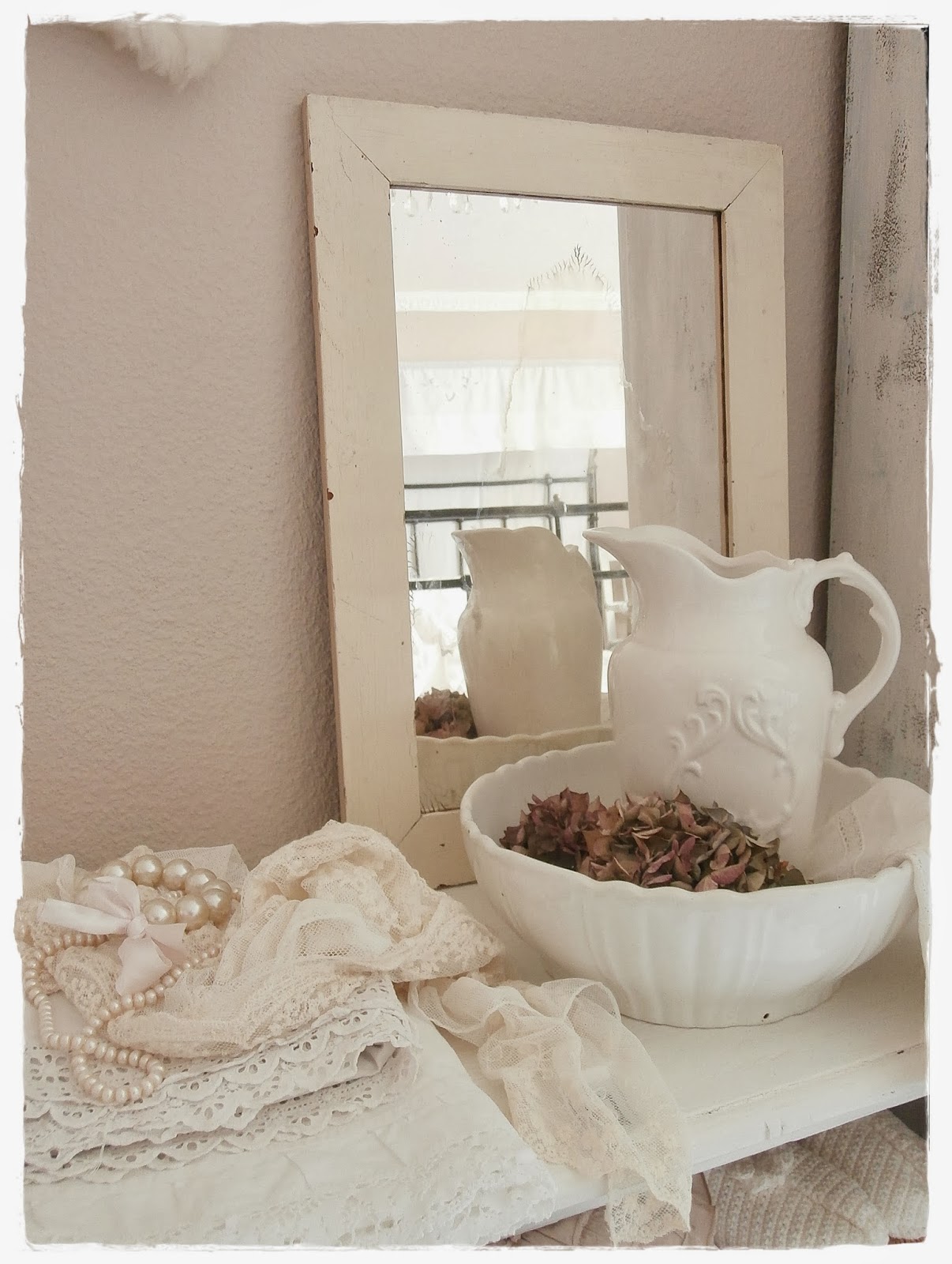Shabby landhaus: vorher nachher....schlafzimmer......