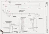 plano detalle diseño barra principal Plano Proyecto Interiores para Discoteca cfzdesign
