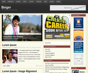 Beiger Blogger Template
