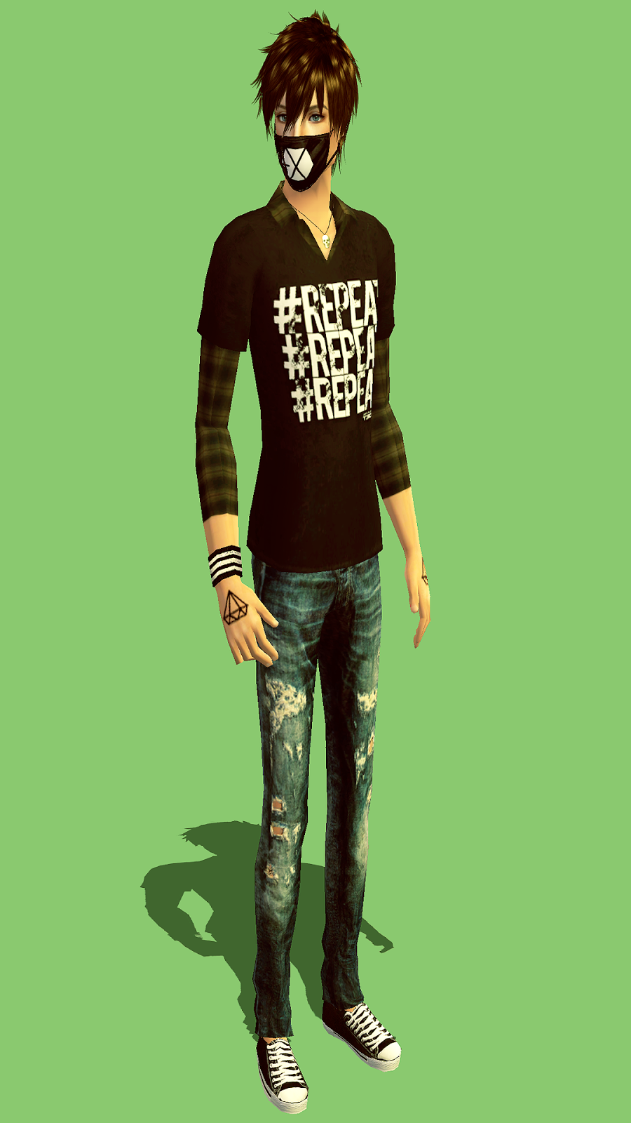  The Sims 2. Мужская одежда: повседневная. - Страница 22 9