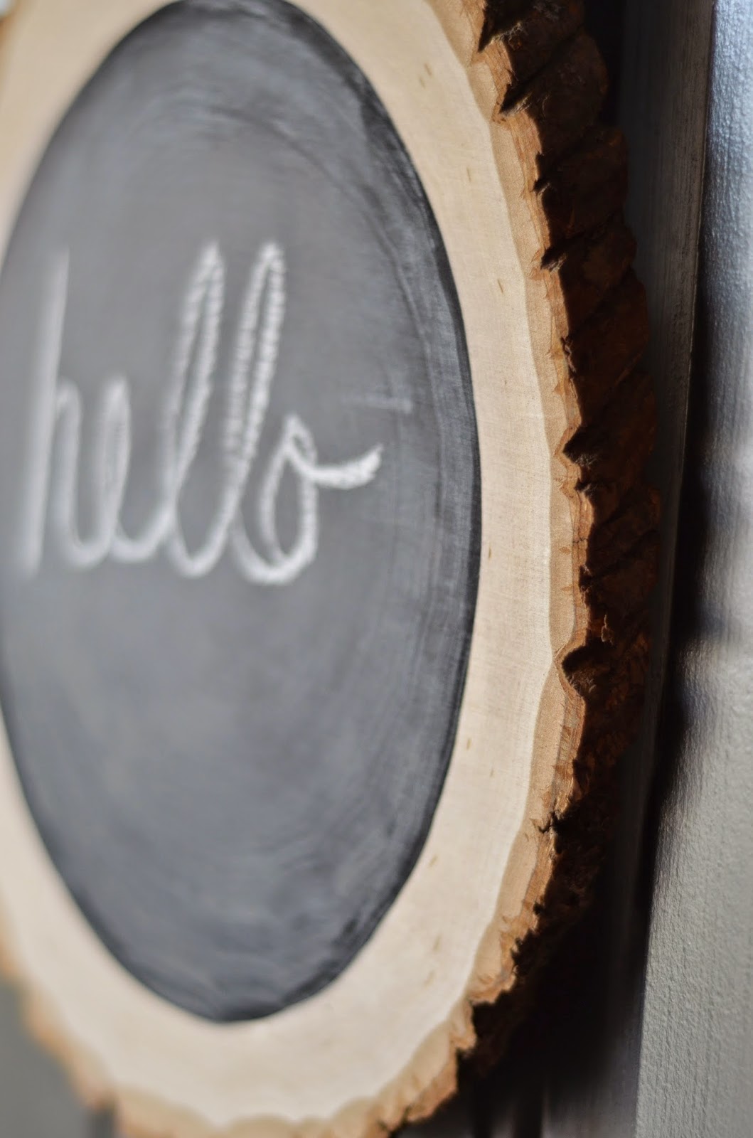 All You Need Is Love.... and Paint DIY Wood Slice Sign