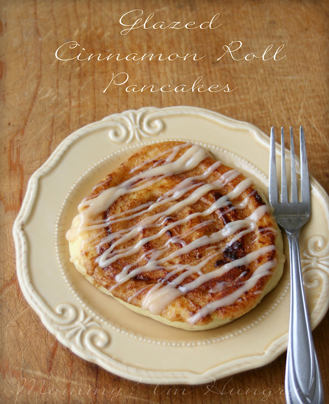 MIH Recipe Blog Glazed Cinnamon Roll Pancakes