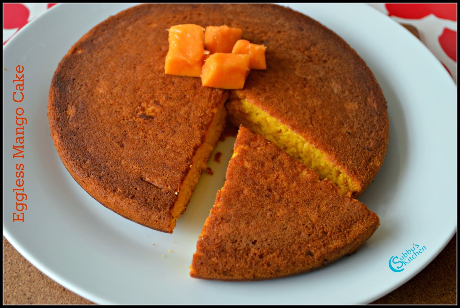 Eggless Mango Cake | Diary free Eggless Mango Cake | How to make spongy mango cake Eggless Mango Cake | Diary free Eggless Mango Cake | How to make spongy mango cake
