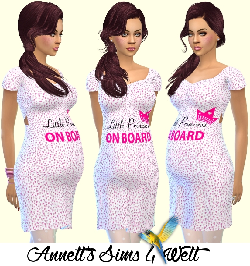 Sims 4 CC's The Best Maternity Dress by