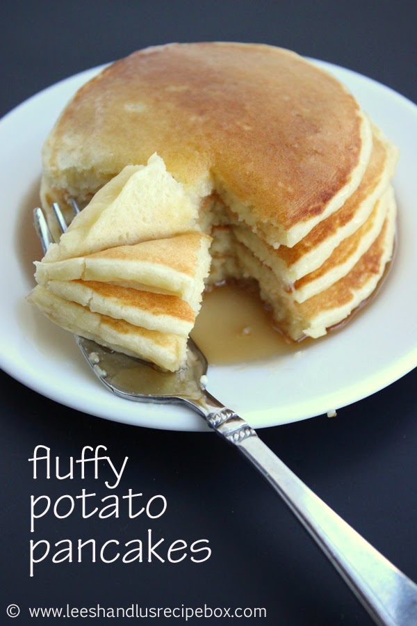 Leesh & Lu's Recipe Box Fluffy Potato Pancakes