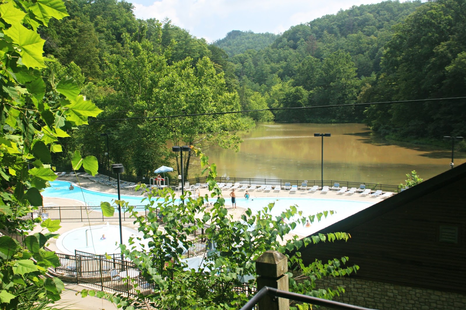 Two Bears Farm and the Three Cubs The Pool at Natural Bridge State
