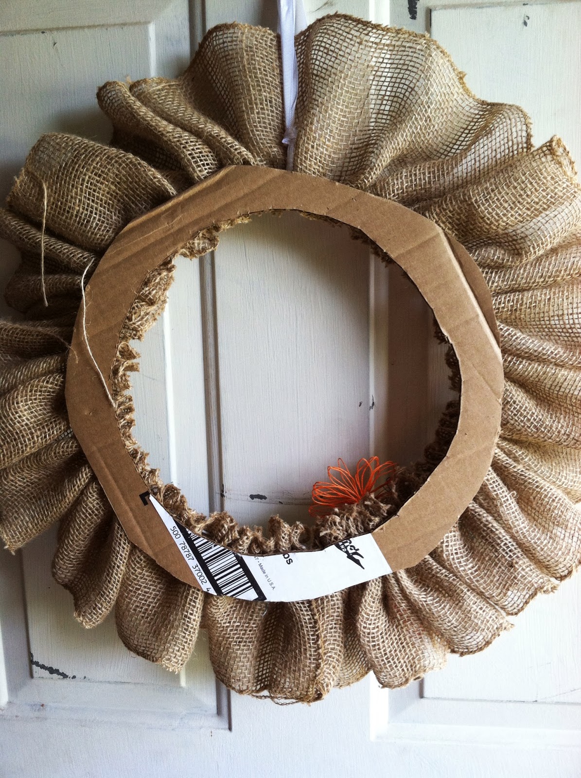 Burlap Summer Wreath