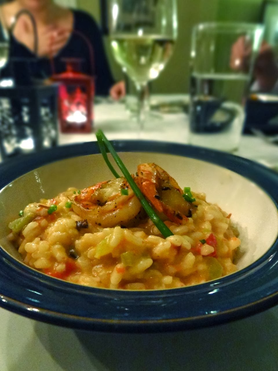 Scrumpdillyicious Cory's Roasted Tomato & Tiger Shrimp Risotto