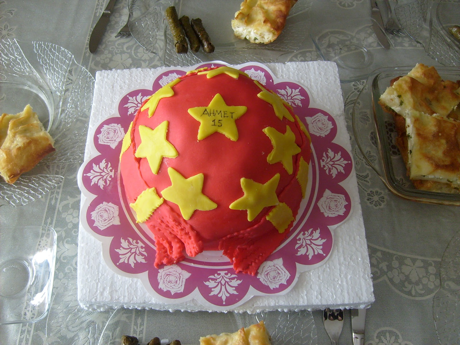 Ayşen�in Pasta Dünyası(CAKE SHOP DENİZLİ) GS�li futbol topu pasta