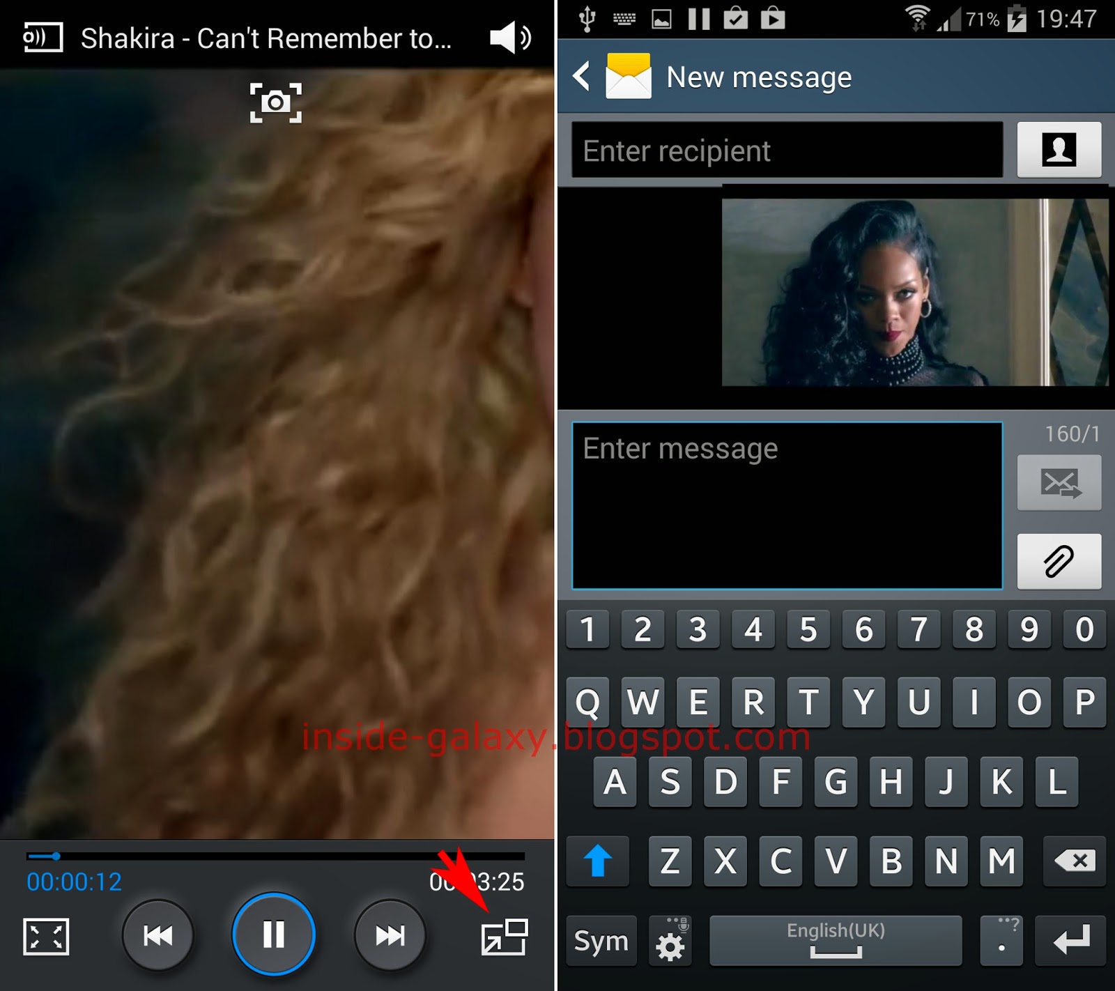 Inside Galaxy Samsung Galaxy S4 How to Use Pop Up Play in Android 4.4