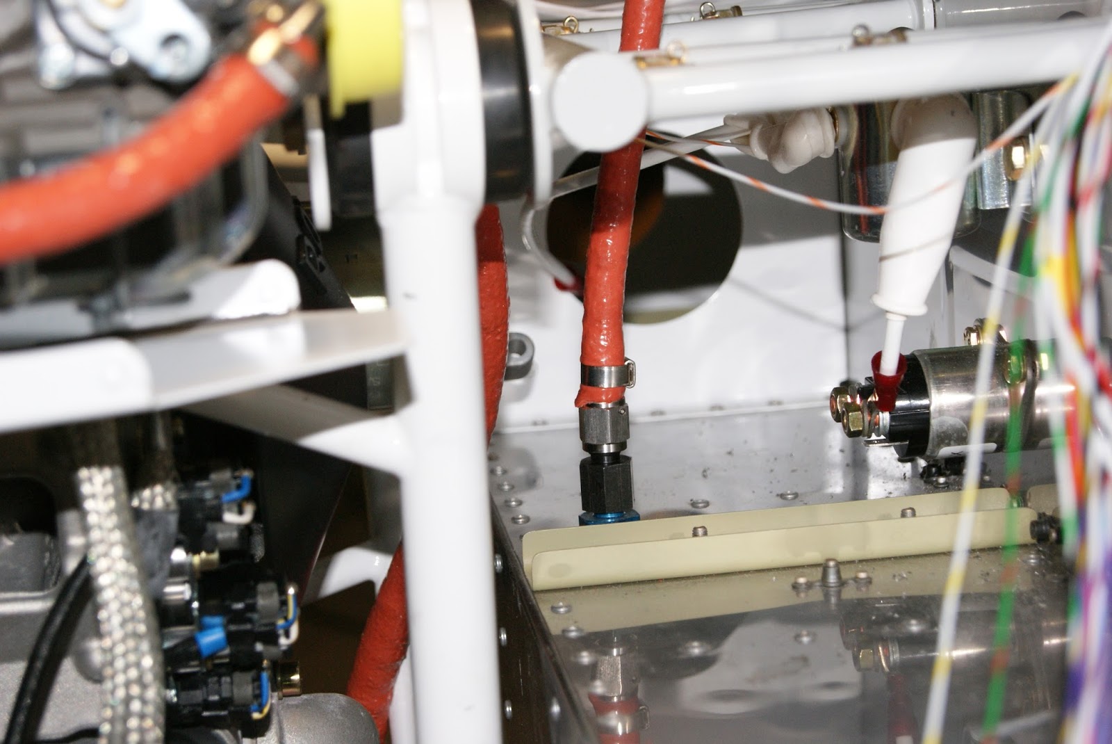 DOG Aviation John's RV12 Blog Installing Aircraft Specialty Teflon Fuel Lines Completed