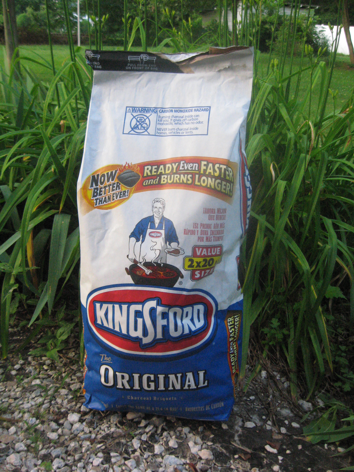 Barbecue Master New Kingsford Charcoal Burns Too Hot and Does Not