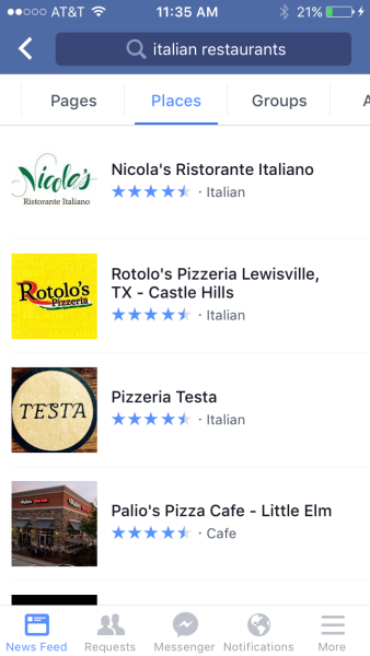 Facebook is the best local search online Facebook is the best local search online