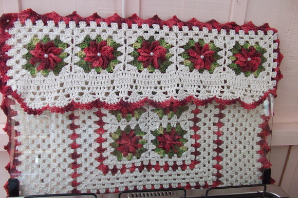 Capa De Fogao Em Croche 5 Bocas Janja Croche Bando De Croche Capa De Botijao E Artesanato Barbante