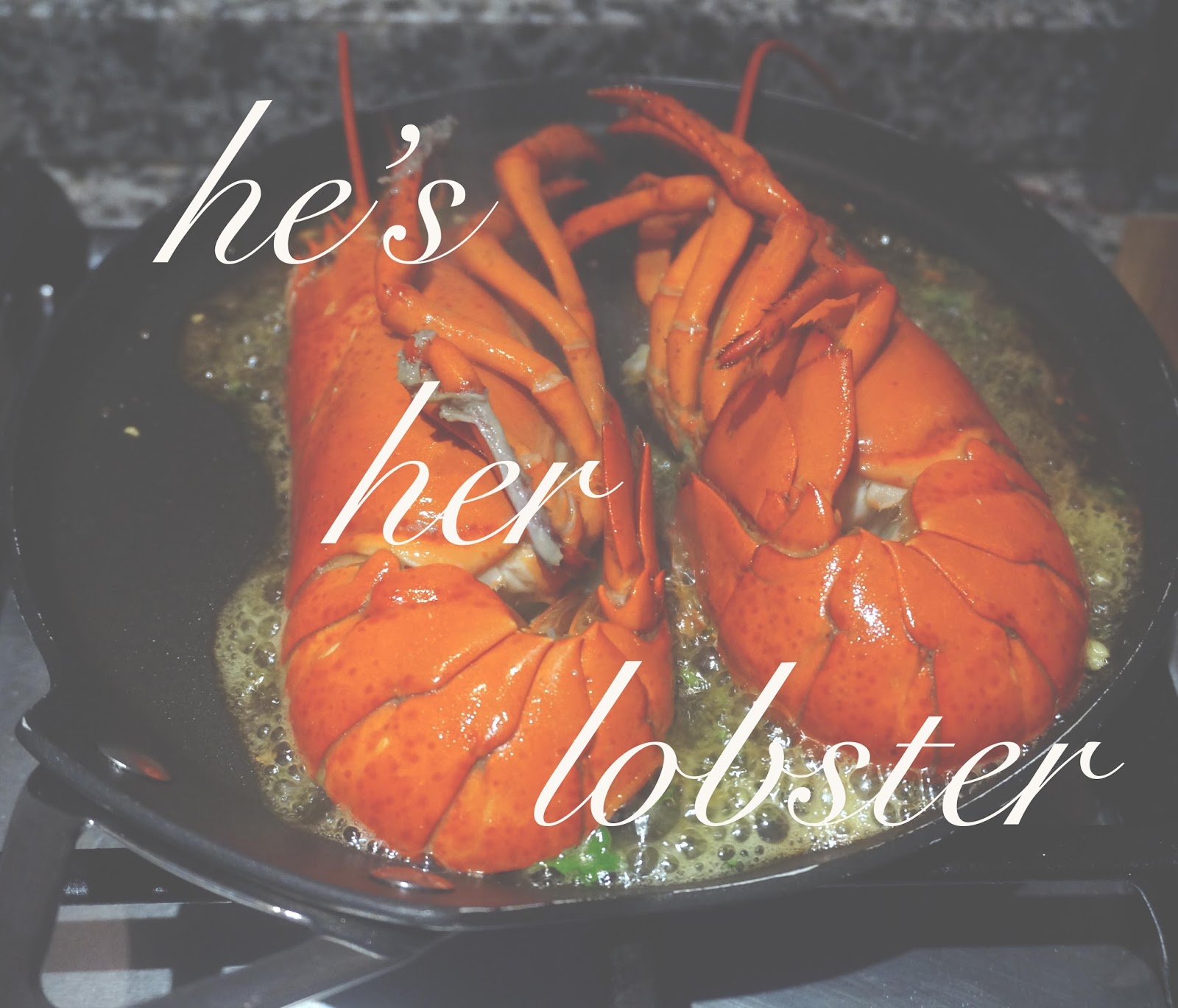 megmade He's her Lobster... Gordon Ramsay's Grilled Lobster