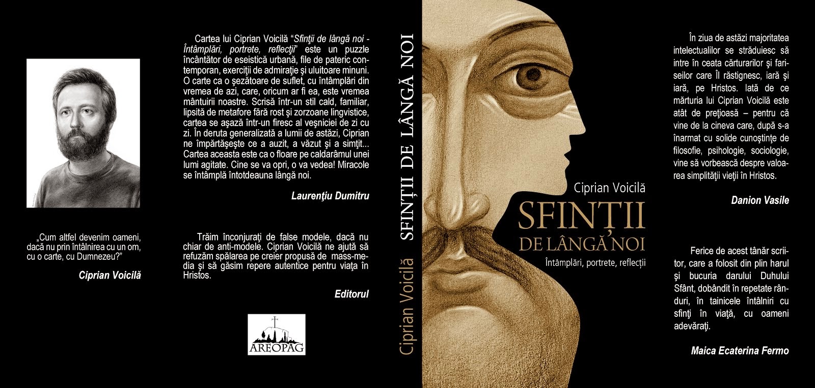 Ciprian Voicilă - Sfinții de lângă noi. Copertă și grafică de Dan Munteanu