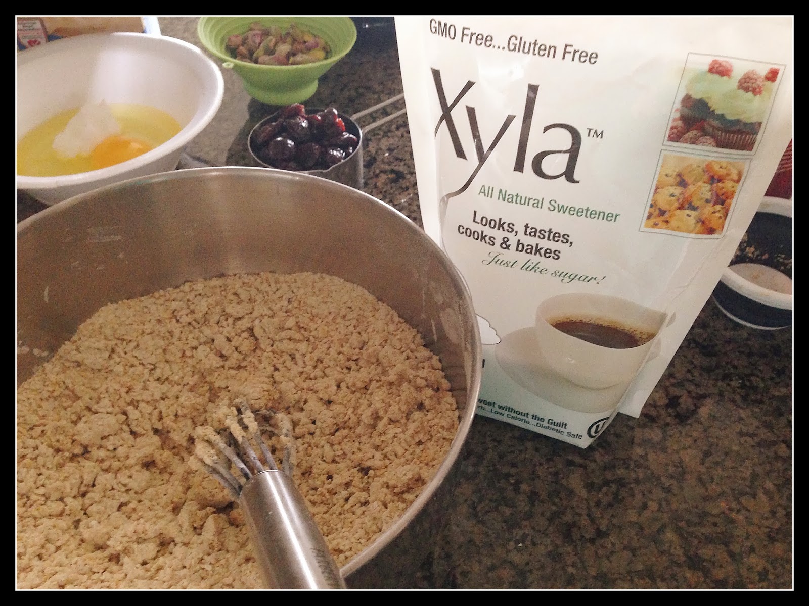 FitBakes Chewy Cherry & Pistachio Oat Bran Cookies