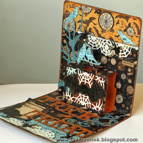Spider Web Pop-Up Card - Layers of ink Spider Web Pop-Up Card - Layers of ink