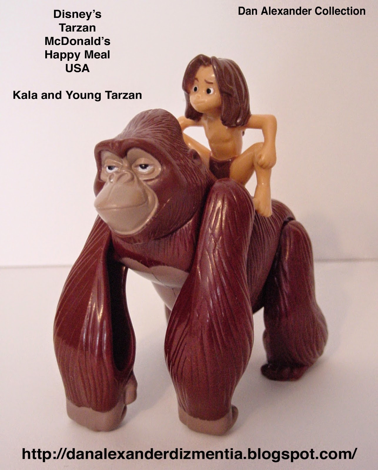 1999 Disney Mcdonalds Happy Meal Tarzan Movie Monkey Figure 