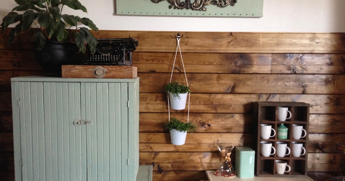 The Baeza Blog Wood Plank Accent Wall Dining Room