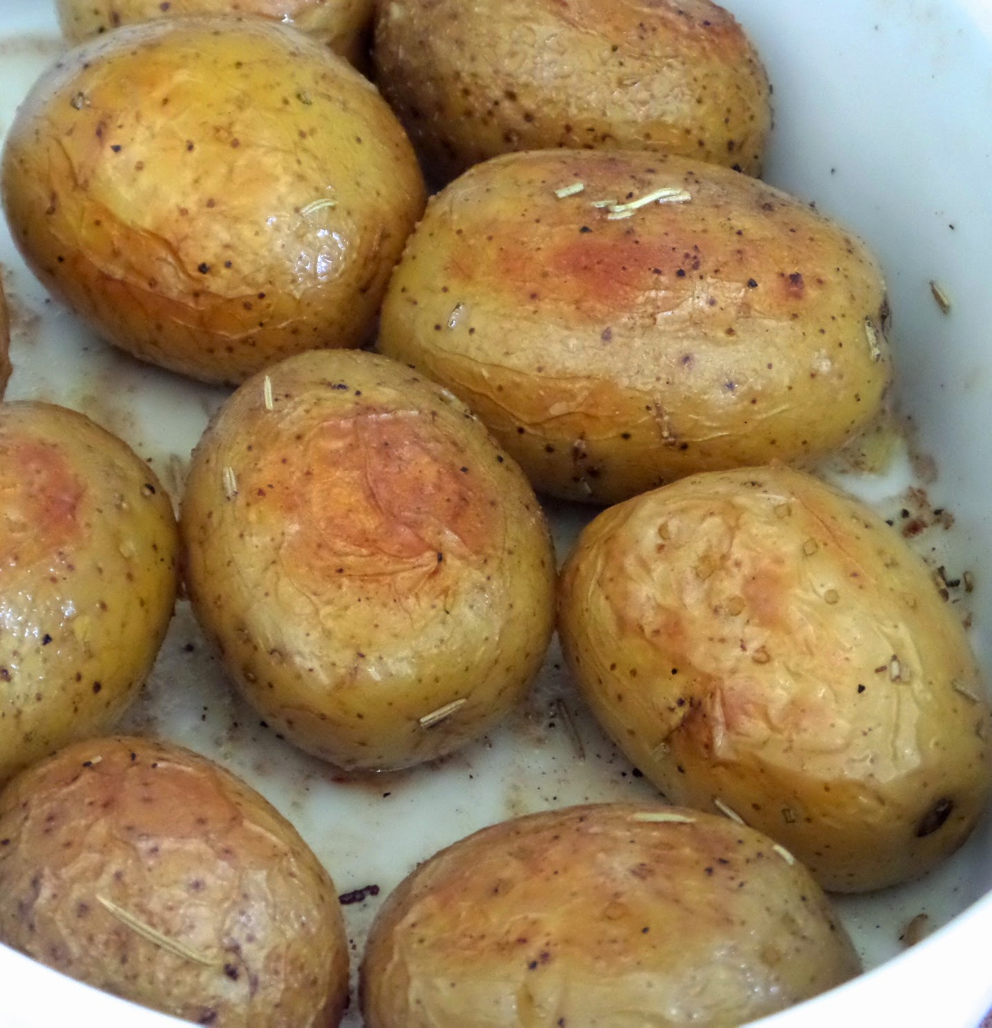 Becki Melvie Roasted Yukon Gold Potatoes + Secrets and Discovery of