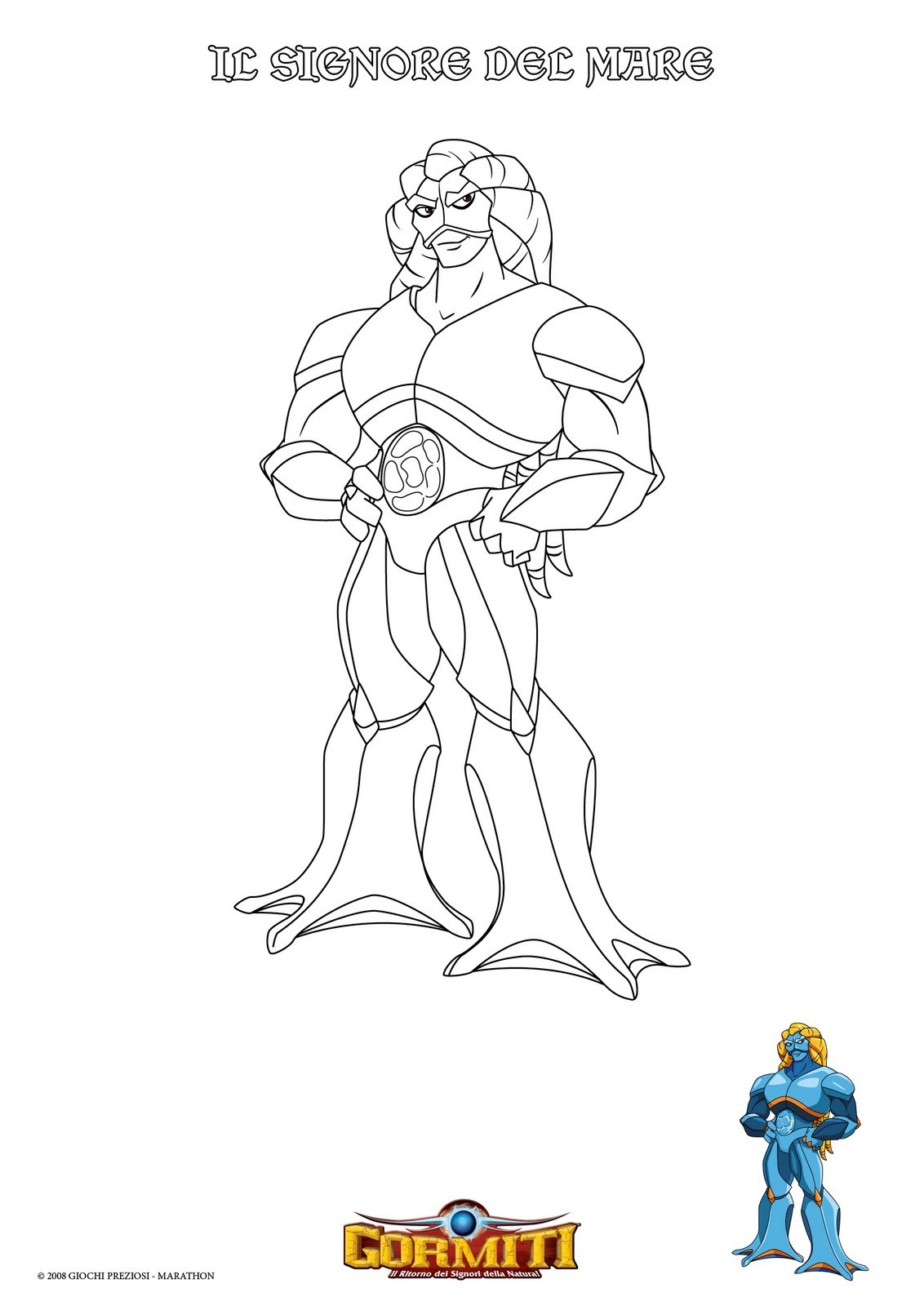 Dibujos y Plantillas para imprimir: Gormiti