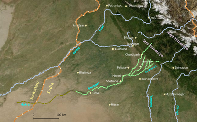ganga jamuna saraswati rivers map ganga jamuna saraswati rivers map