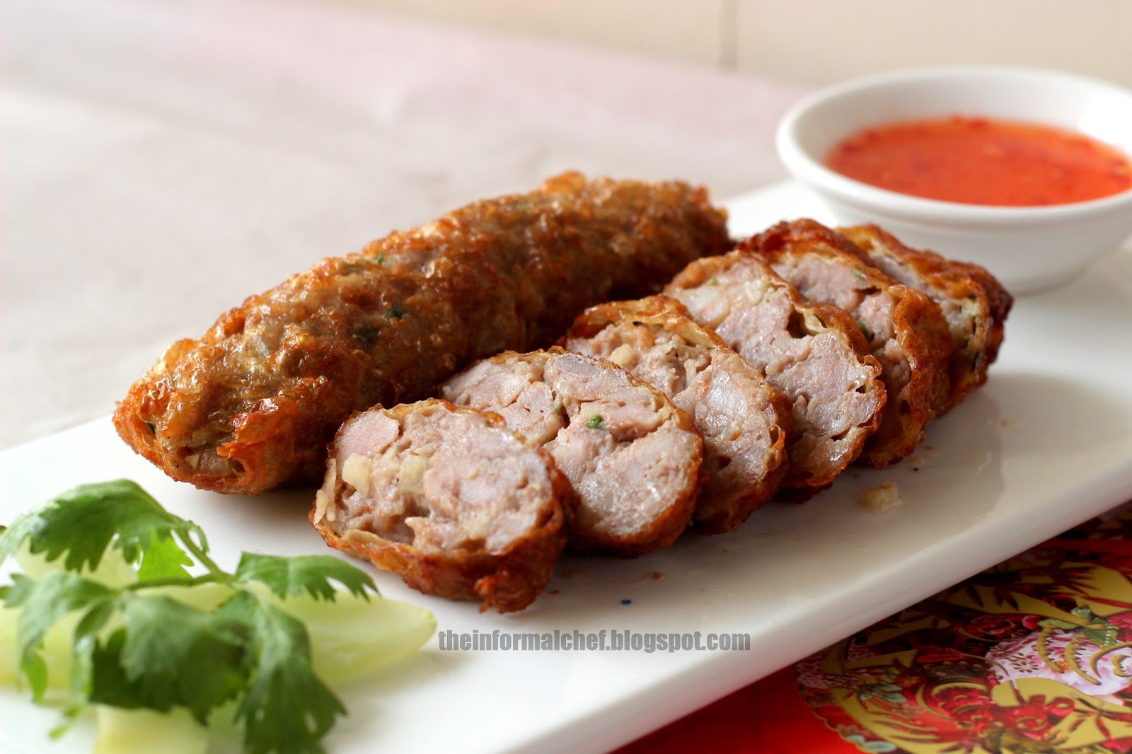 The Informal Chef Chinese New Year Dinner Five Spice Meat Roll/Ngoh