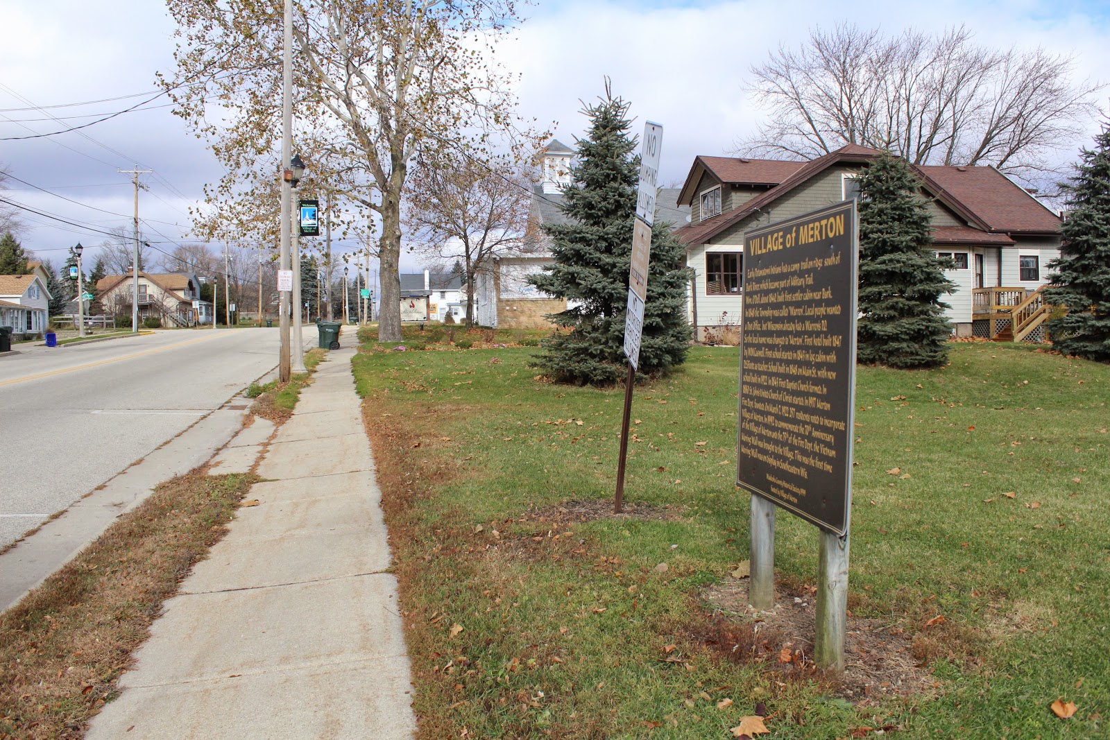 Wisconsin Historical Markers Village of Merton