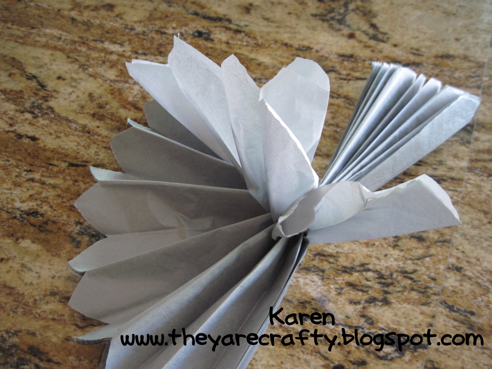 They Are Crafty Tissue Paper Balls