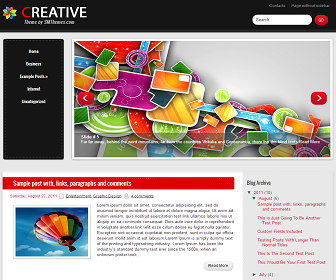 Creative Blogger Template Creative Blogger Template