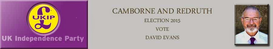 DAVID EVANS - UKIP PPC FOR CAMBORNE AND REDRUTH