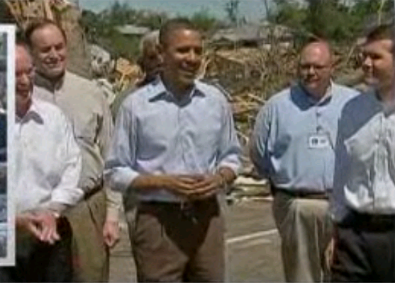 Video- Obama Enjoys Hearty Laugh During Speech in Tornado-Ravaged Village