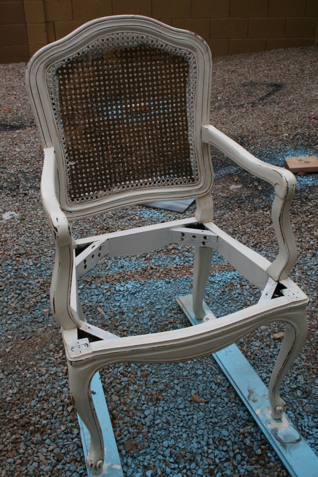 Pneumatic Addict How to Upholster a Caned Back Chair Tutorial
