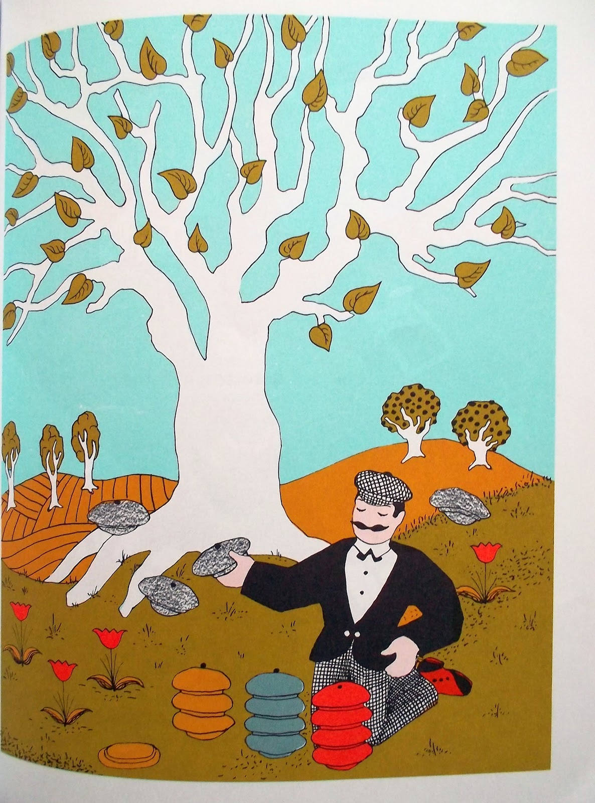 We read it like this Caps for Sale Tsz, tsz, tsz!