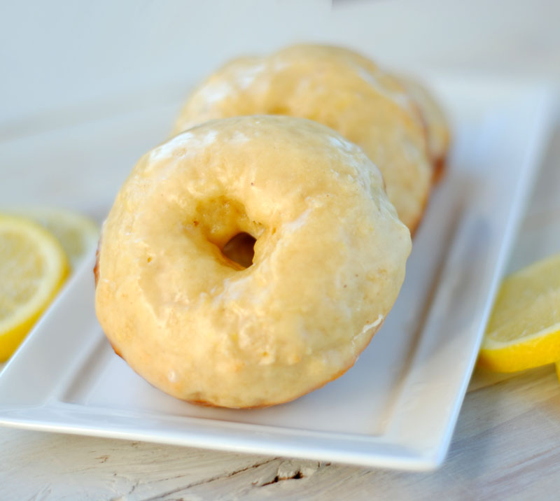 Leanne bakes Baked Lemon Donuts with Lemon Glaze