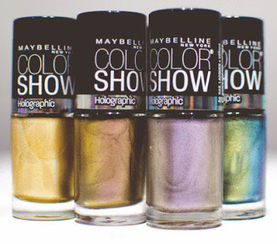 Maybelline Color Show Holographic Nail Polishes