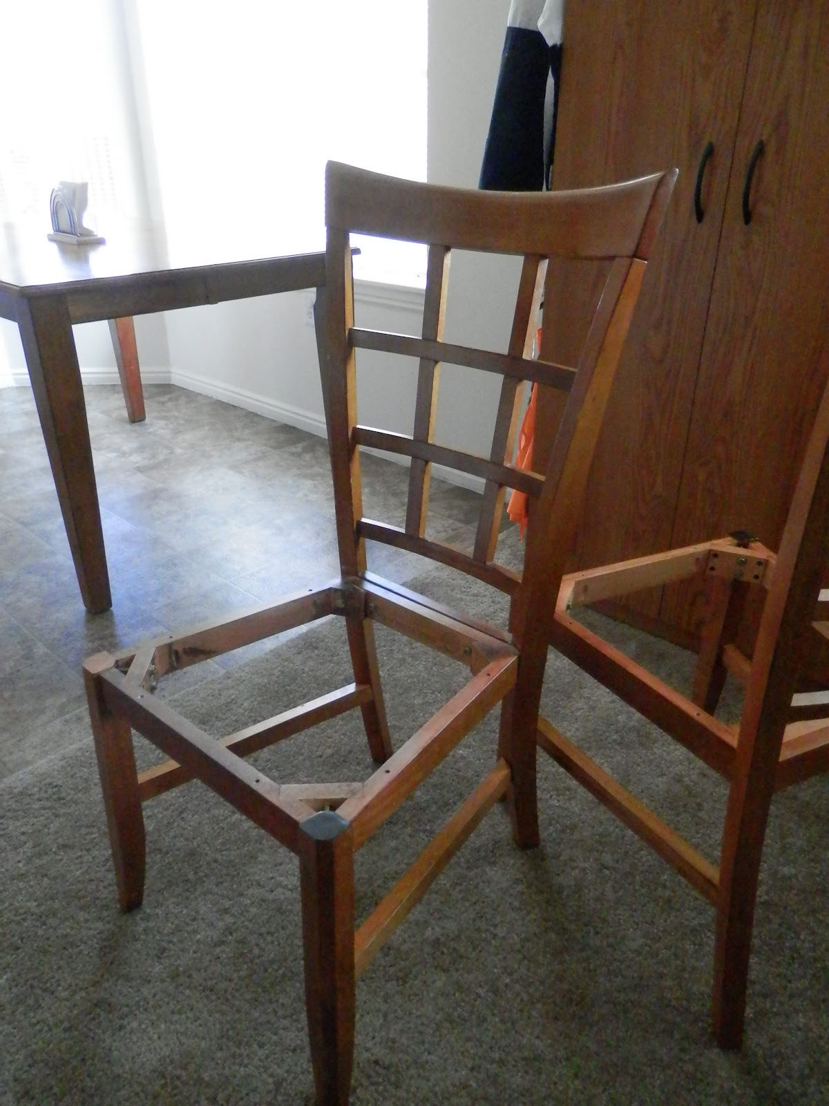 One Orange Giraffe: Dining Room Chair Seat Covers