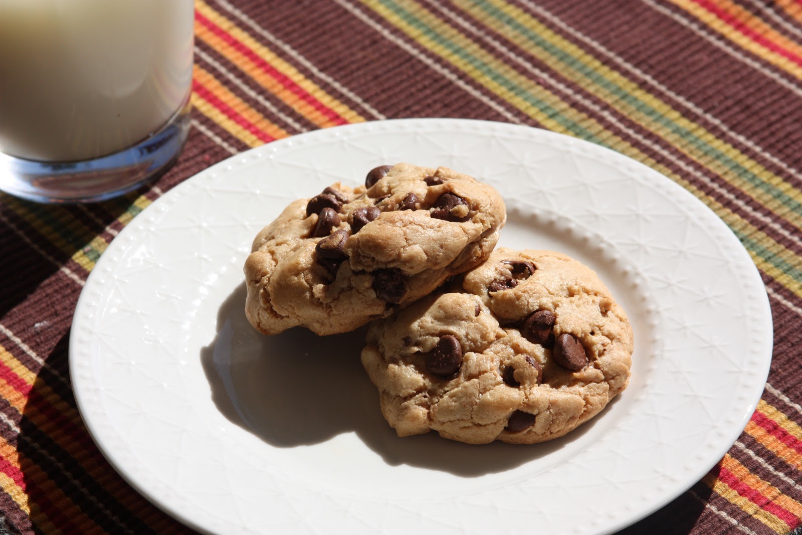 My Recipe Box Puffy Peanut Butter Chocolate Chip Cookies