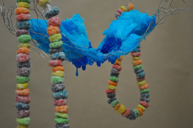 blue fairy floss