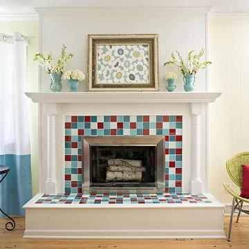 Decorando el Manto de la Chimenea ~ Cocinas modernas