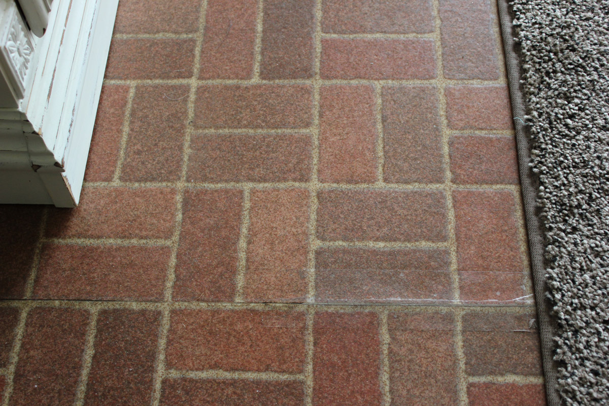 faux brick vinyl flooring ourcozycatcottage com faux brick vinyl flooring ourcozycatcottage com