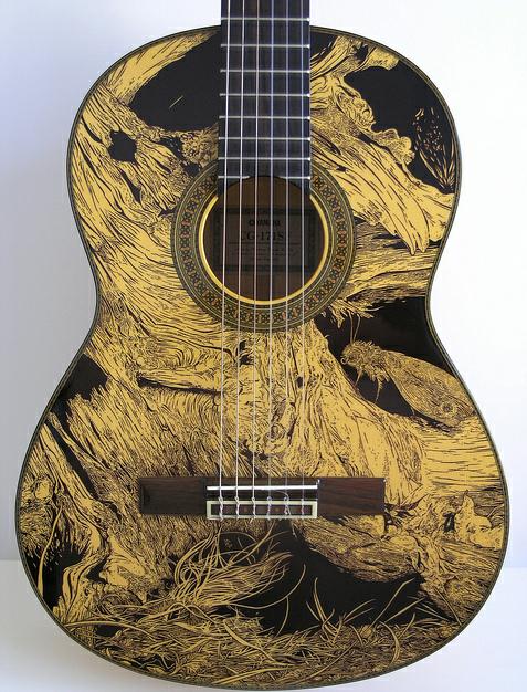 Patrick Fischer guitarras pintadas