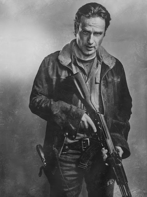 Andrew Lincoln como Rick Grimes – The Walking Dead _ sexta temporada, Silver Portraits – Photo Credit: Frank Ockenfels 3/AMC