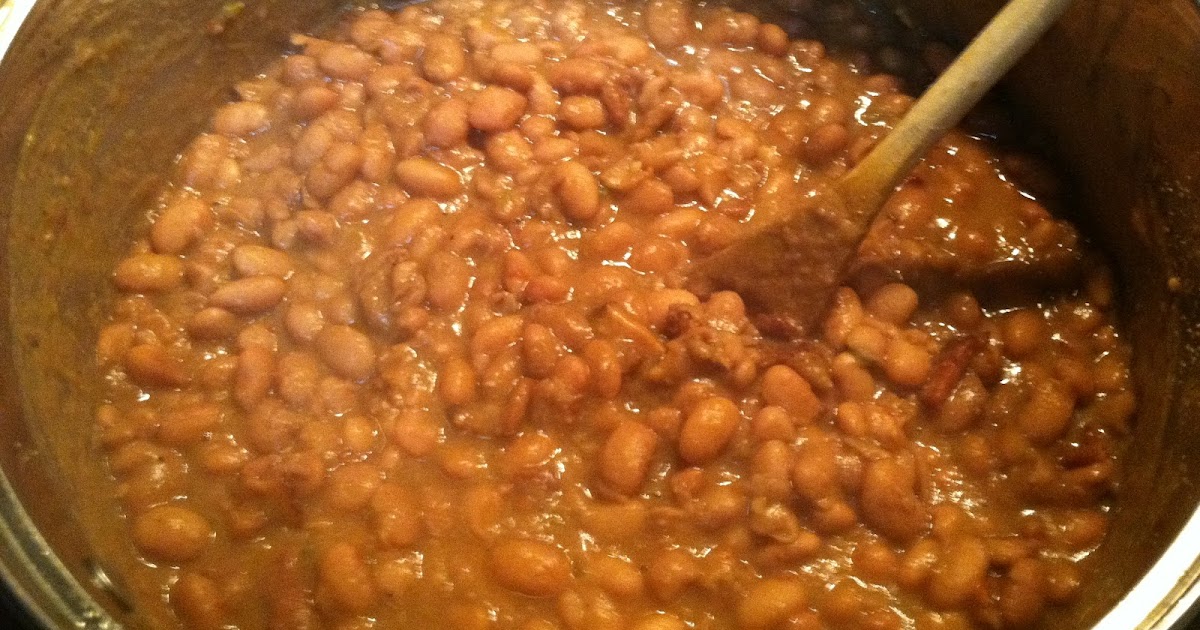 BaconSimmered Pinto Beans