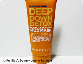Formula 10.0.6 Deep Down Detox Ultra-Cleansing Mud Mask Orange + Bergamot Formula 10.0.6 Deep Down Detox Ultra-Cleansing Mud Mask Orange + Bergamot